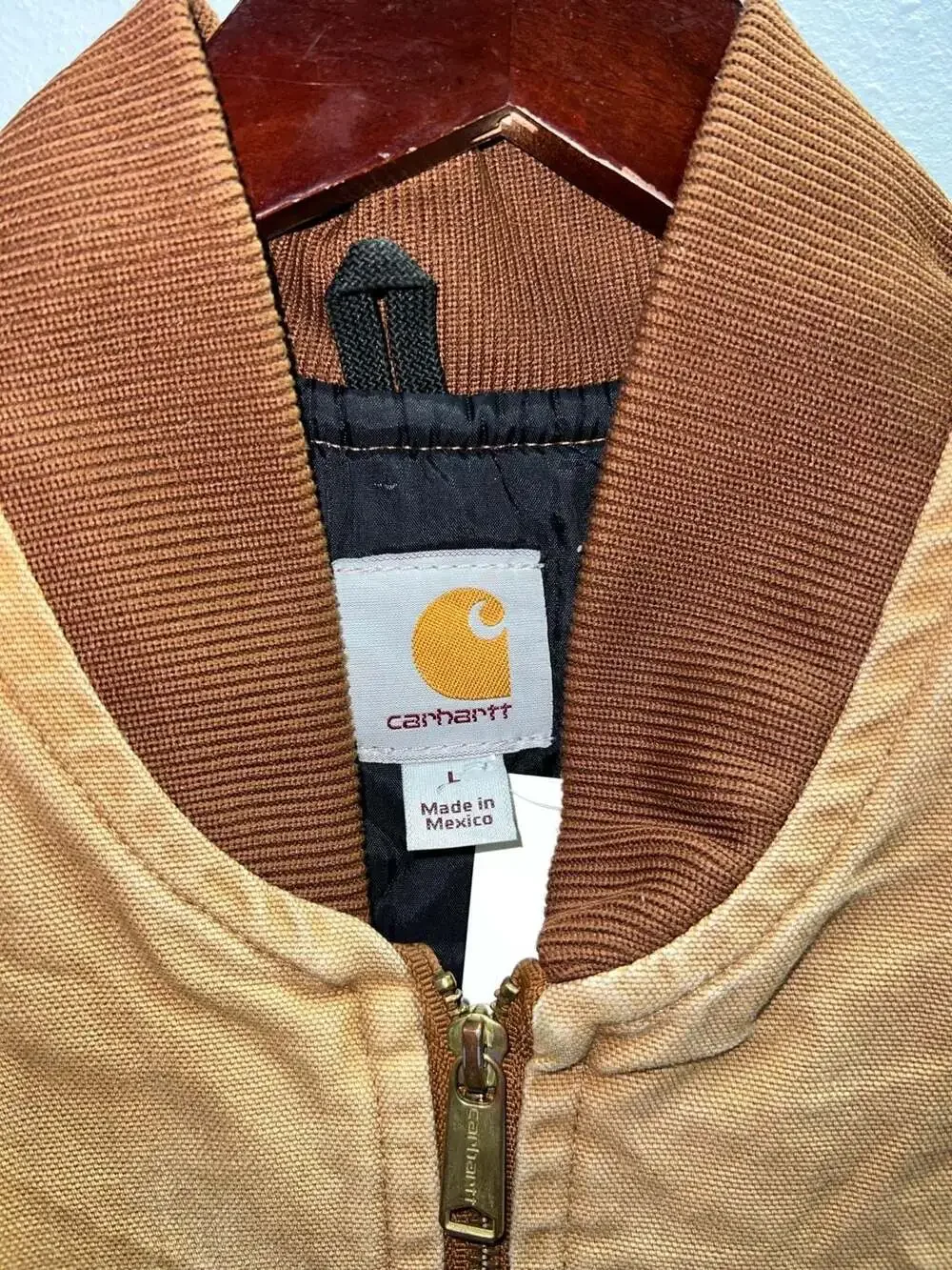 Vintage Carhartt Duck Canvas Quilt Lined Vest Carhartt Brown  Large Regular 0234